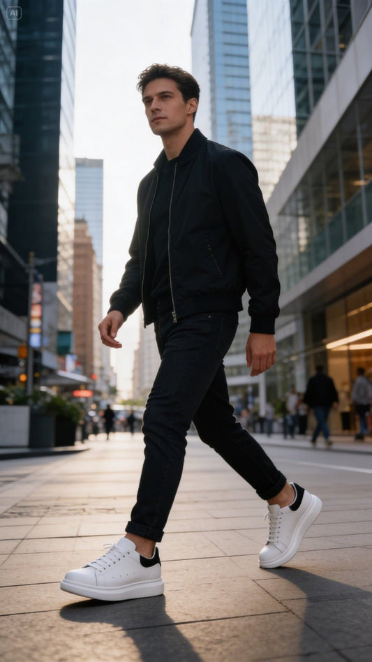 Comment porter vos baskets rehaussantes : le guide de style homme 2026 - Velapt