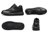 Velapt Frost - basket rehaussante cuir noir profond